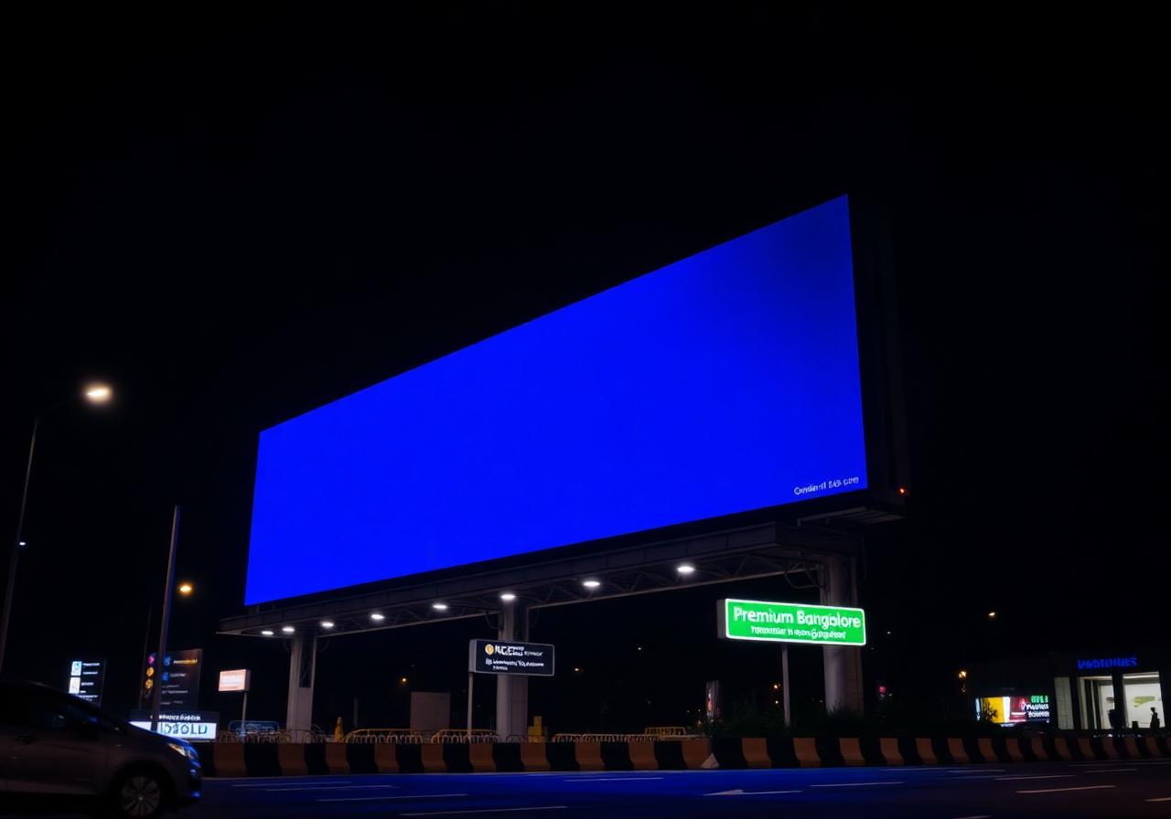 LED screen at Mekhri Circle